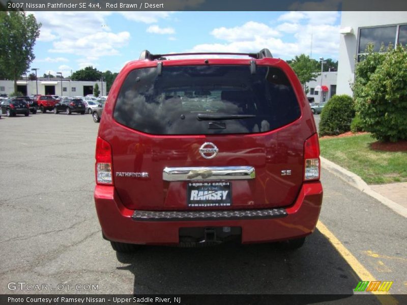 Red Brawn / Desert 2007 Nissan Pathfinder SE 4x4