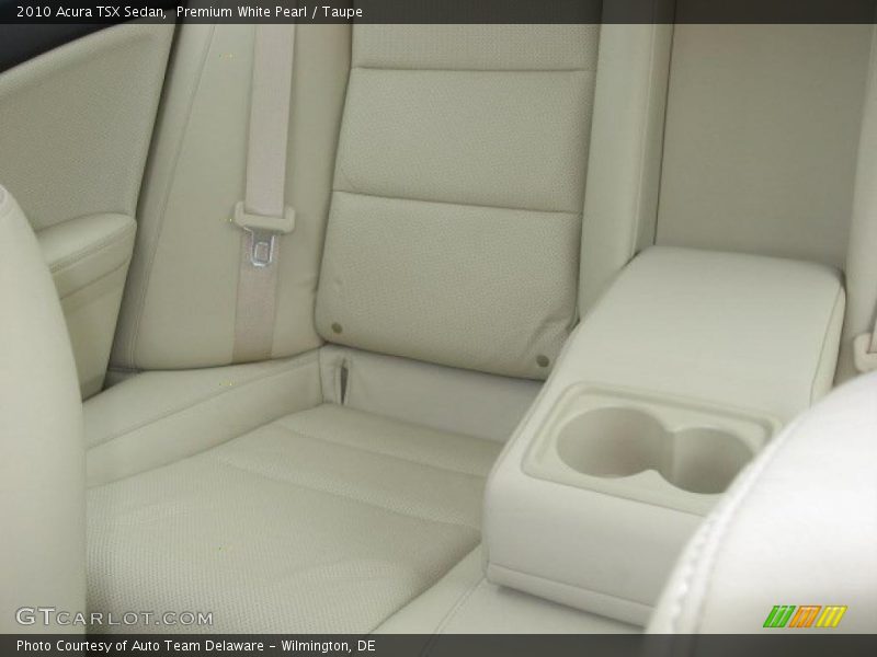 Premium White Pearl / Taupe 2010 Acura TSX Sedan