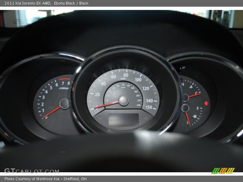 Ebony Black / Black 2011 Kia Sorento EX AWD