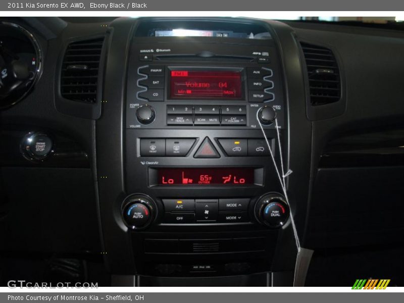 Ebony Black / Black 2011 Kia Sorento EX AWD