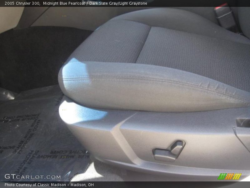 Midnight Blue Pearlcoat / Dark Slate Gray/Light Graystone 2005 Chrysler 300