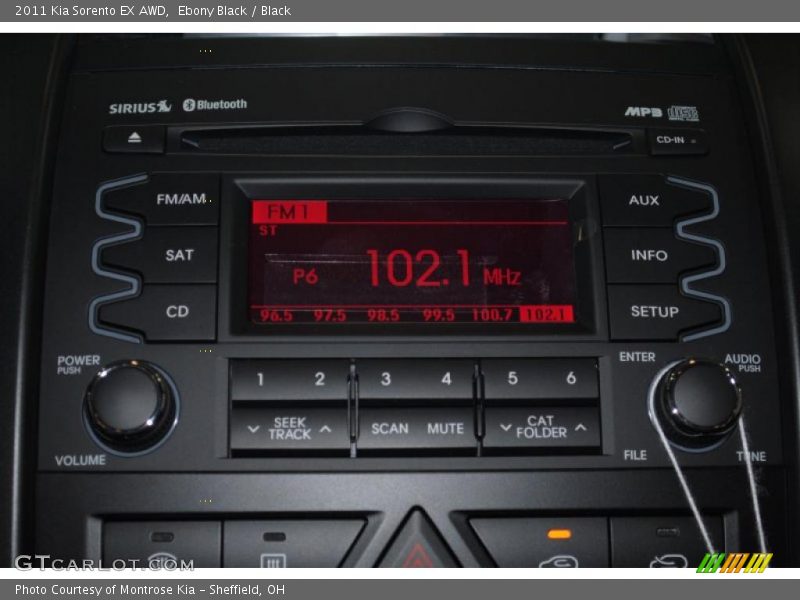 Ebony Black / Black 2011 Kia Sorento EX AWD