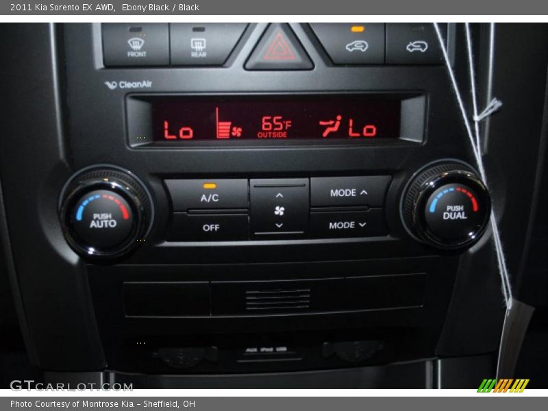Ebony Black / Black 2011 Kia Sorento EX AWD