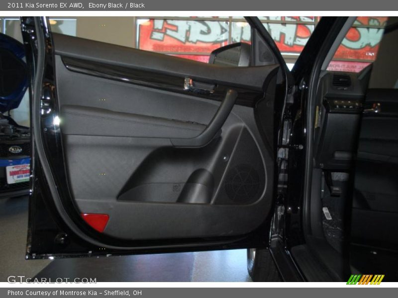 Ebony Black / Black 2011 Kia Sorento EX AWD