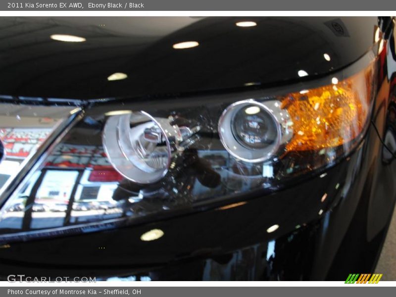 Ebony Black / Black 2011 Kia Sorento EX AWD