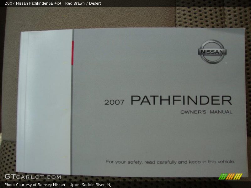 Red Brawn / Desert 2007 Nissan Pathfinder SE 4x4