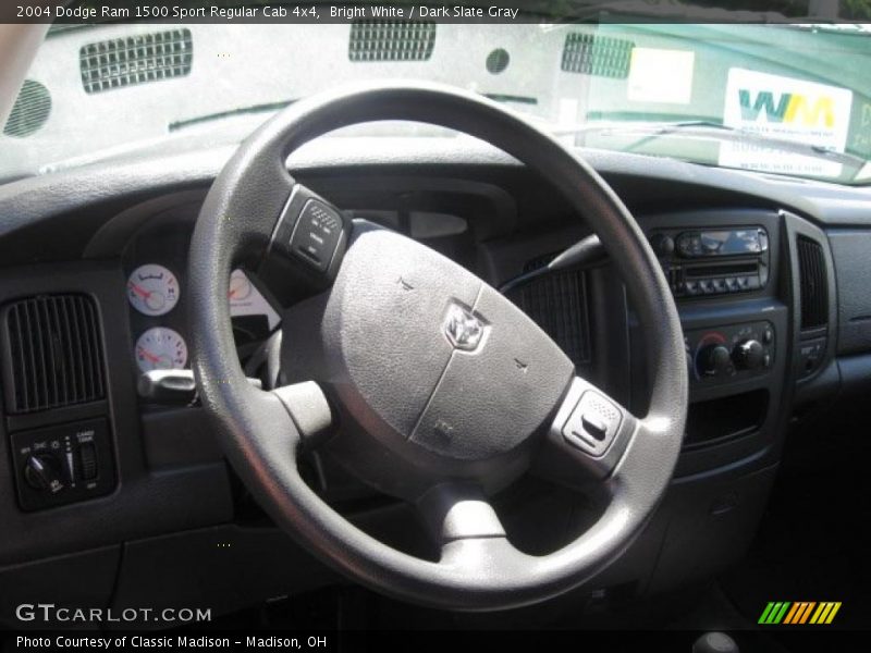 Bright White / Dark Slate Gray 2004 Dodge Ram 1500 Sport Regular Cab 4x4
