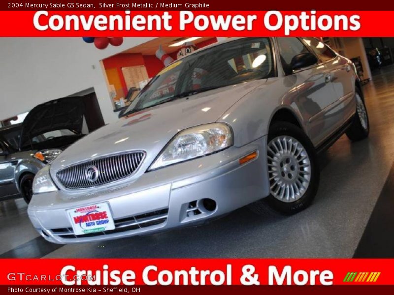 Silver Frost Metallic / Medium Graphite 2004 Mercury Sable GS Sedan