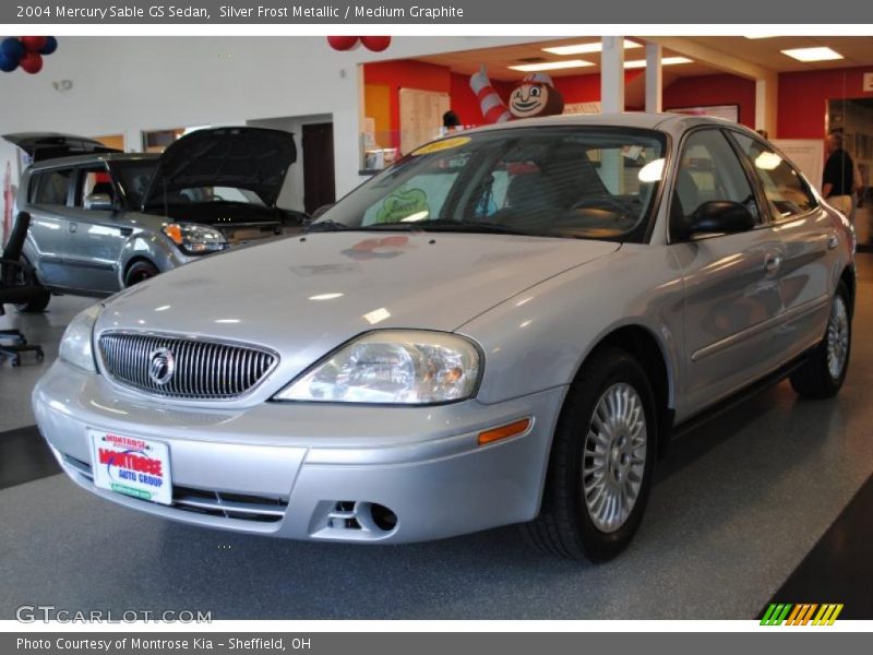 Silver Frost Metallic / Medium Graphite 2004 Mercury Sable GS Sedan
