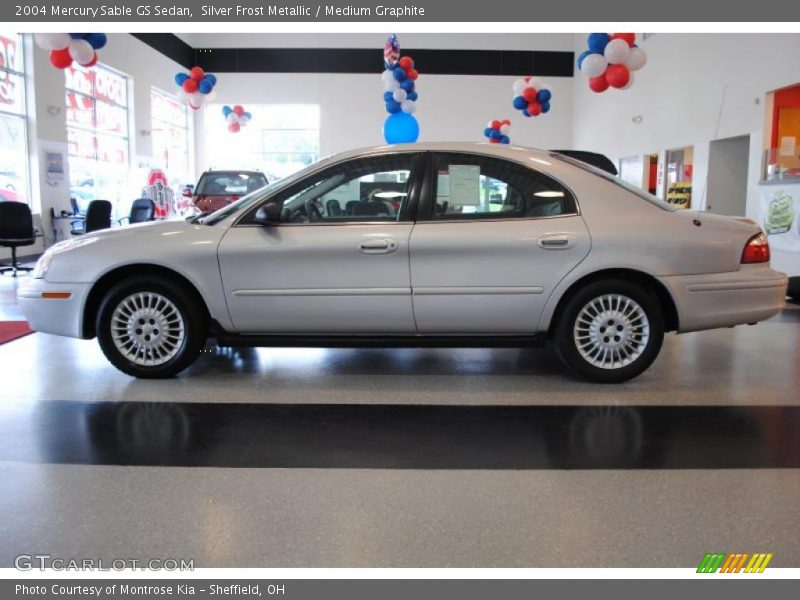 Silver Frost Metallic / Medium Graphite 2004 Mercury Sable GS Sedan