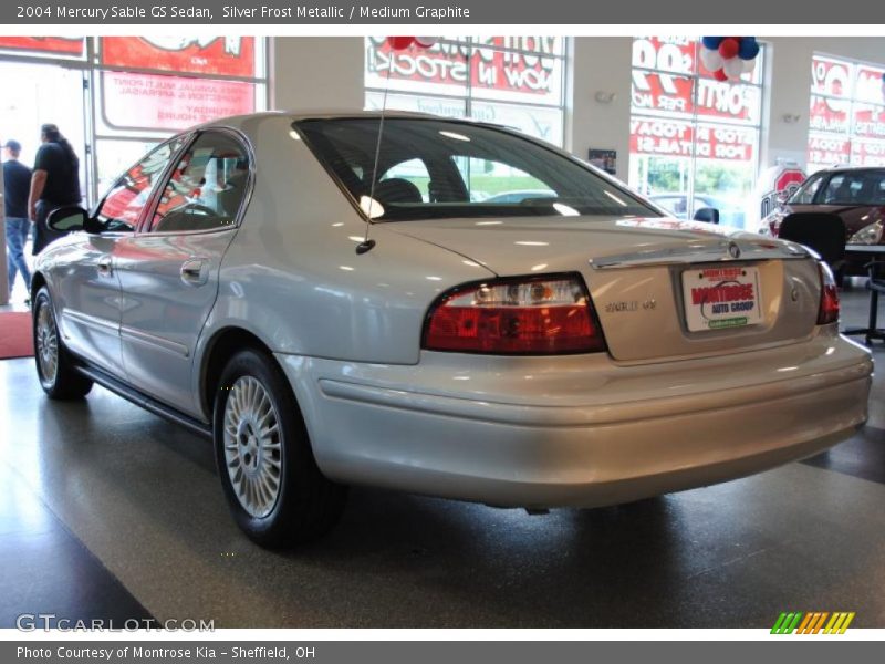 Silver Frost Metallic / Medium Graphite 2004 Mercury Sable GS Sedan