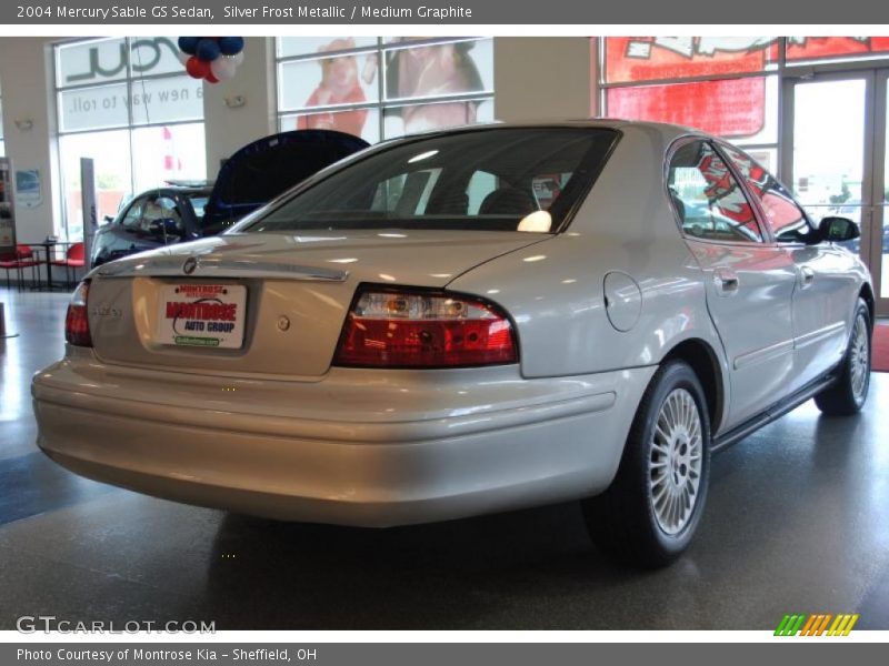 Silver Frost Metallic / Medium Graphite 2004 Mercury Sable GS Sedan