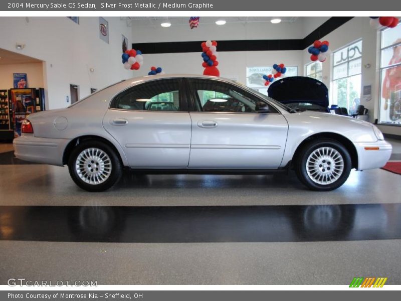 Silver Frost Metallic / Medium Graphite 2004 Mercury Sable GS Sedan