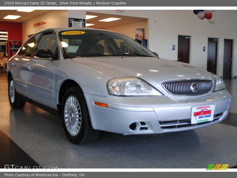 Silver Frost Metallic / Medium Graphite 2004 Mercury Sable GS Sedan
