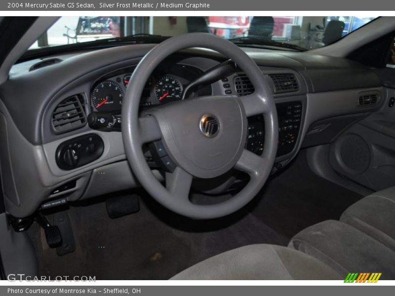 Silver Frost Metallic / Medium Graphite 2004 Mercury Sable GS Sedan