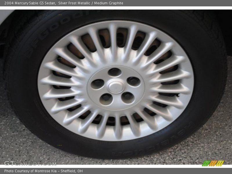 Silver Frost Metallic / Medium Graphite 2004 Mercury Sable GS Sedan