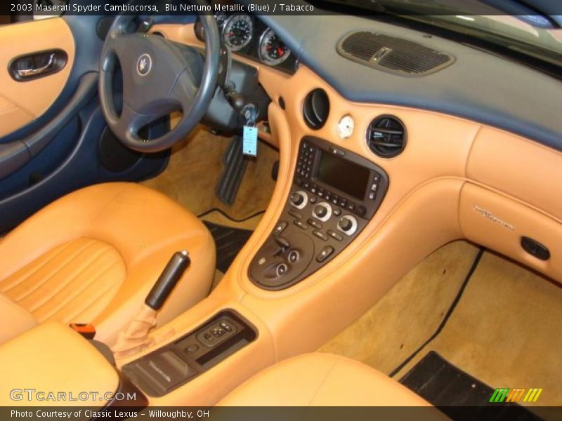 Blu Nettuno Metallic (Blue) / Tabacco 2003 Maserati Spyder Cambiocorsa