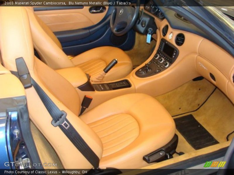 Blu Nettuno Metallic (Blue) / Tabacco 2003 Maserati Spyder Cambiocorsa