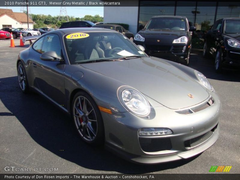 Meteor Grey Metallic / Black w/Alcantara 2010 Porsche 911 GT3