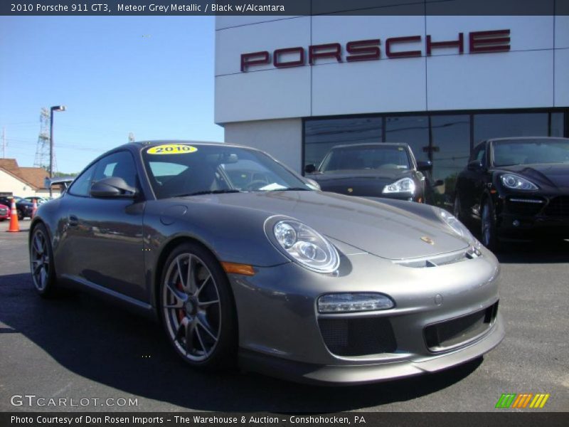 Meteor Grey Metallic / Black w/Alcantara 2010 Porsche 911 GT3