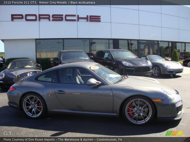 Meteor Grey Metallic / Black w/Alcantara 2010 Porsche 911 GT3