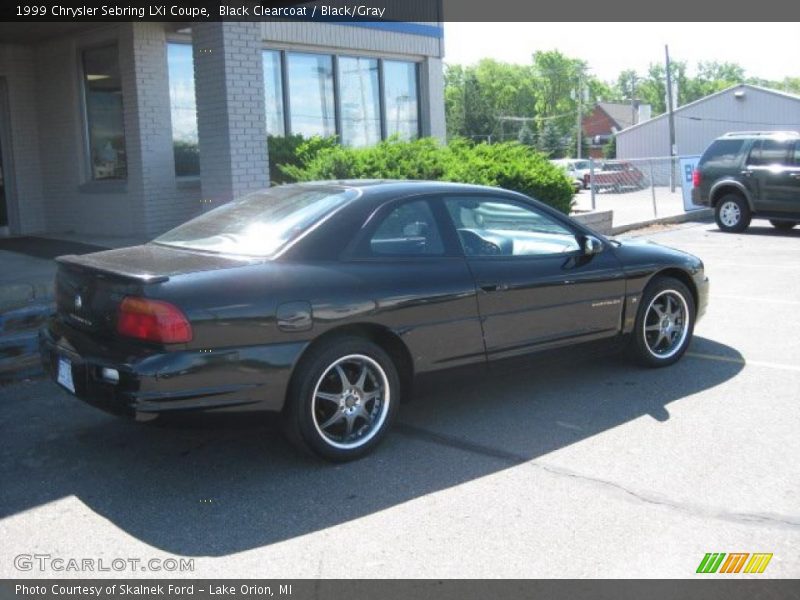 Black Clearcoat / Black/Gray 1999 Chrysler Sebring LXi Coupe