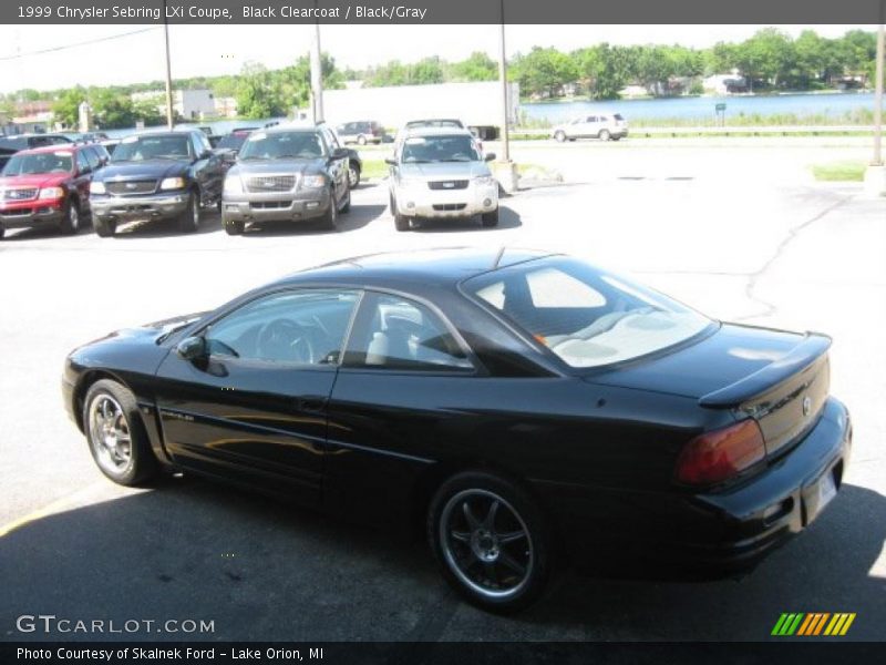 Black Clearcoat / Black/Gray 1999 Chrysler Sebring LXi Coupe