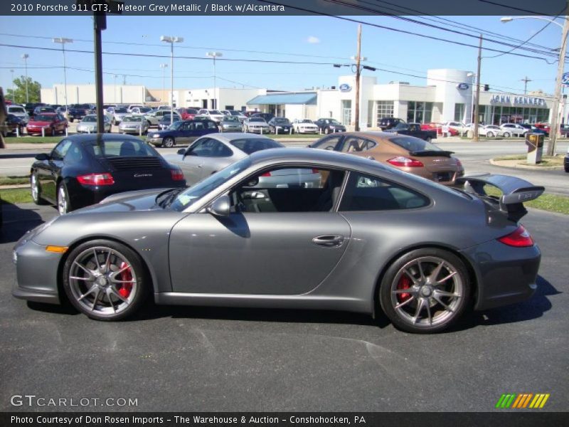 Meteor Grey Metallic / Black w/Alcantara 2010 Porsche 911 GT3