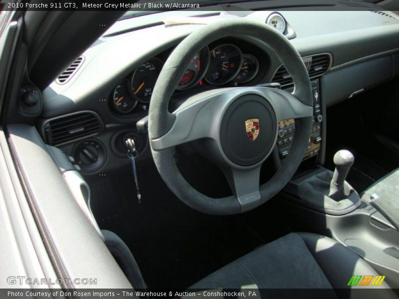 Meteor Grey Metallic / Black w/Alcantara 2010 Porsche 911 GT3