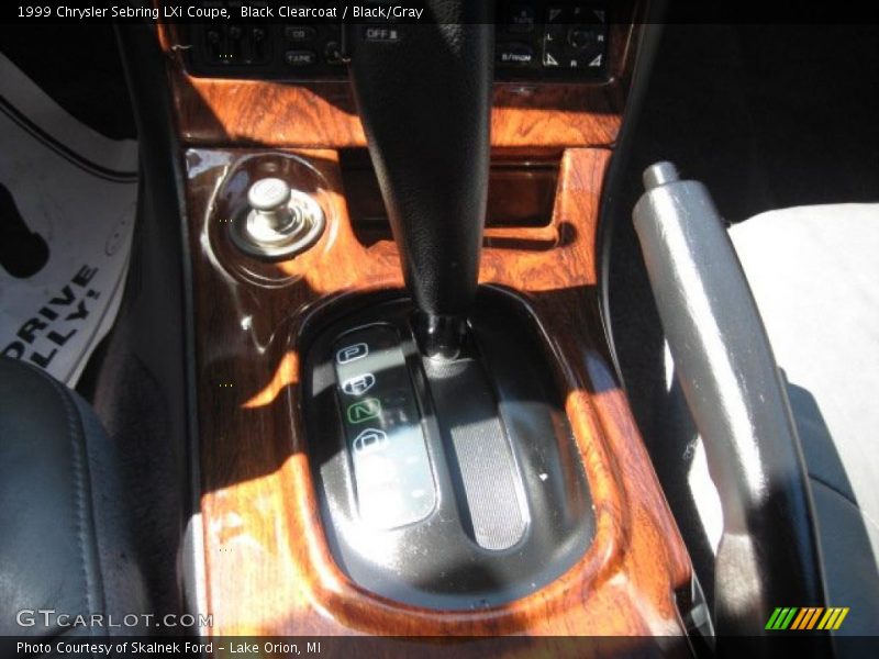 Black Clearcoat / Black/Gray 1999 Chrysler Sebring LXi Coupe