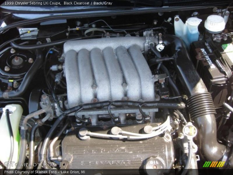 Black Clearcoat / Black/Gray 1999 Chrysler Sebring LXi Coupe