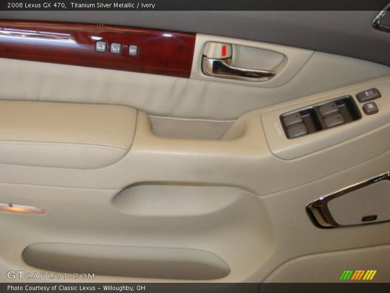 Titanium Silver Metallic / Ivory 2008 Lexus GX 470