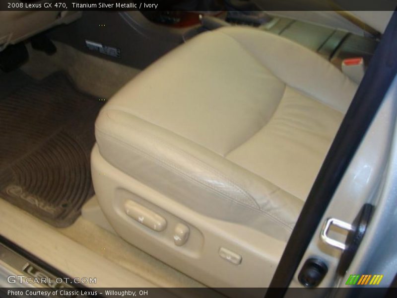 Titanium Silver Metallic / Ivory 2008 Lexus GX 470