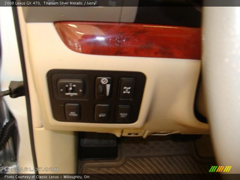 Titanium Silver Metallic / Ivory 2008 Lexus GX 470