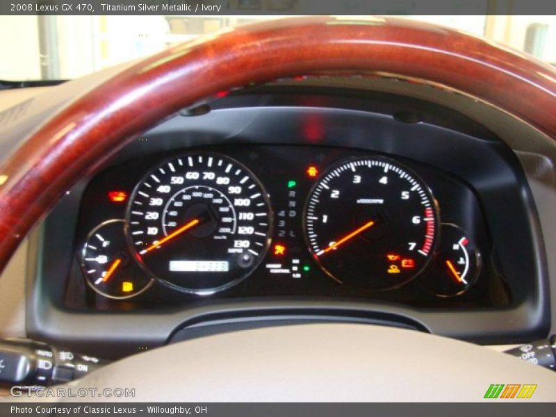 Titanium Silver Metallic / Ivory 2008 Lexus GX 470