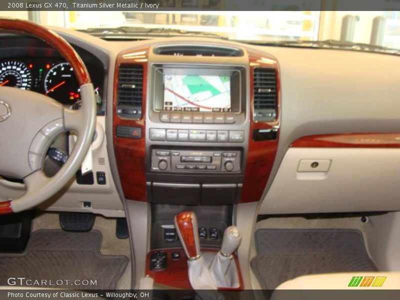 Titanium Silver Metallic / Ivory 2008 Lexus GX 470