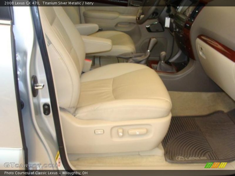 Titanium Silver Metallic / Ivory 2008 Lexus GX 470