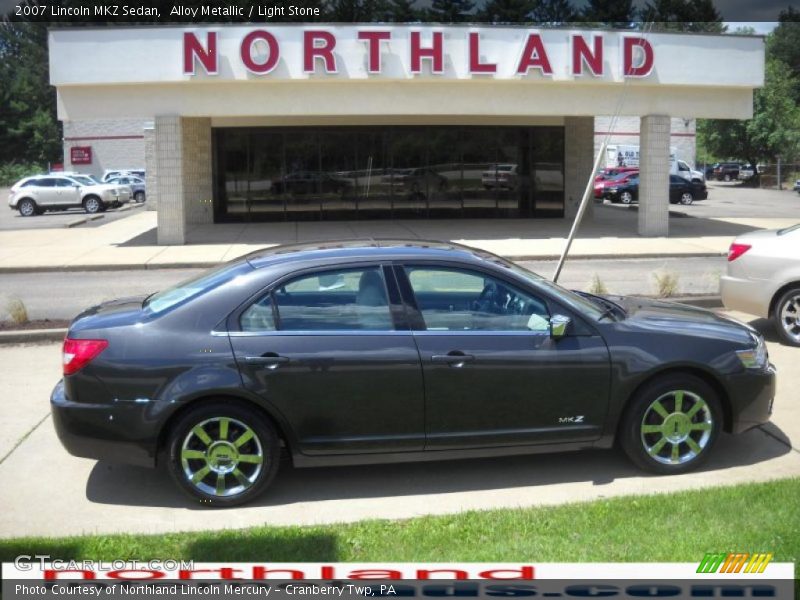 Alloy Metallic / Light Stone 2007 Lincoln MKZ Sedan