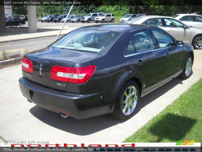 Alloy Metallic / Light Stone 2007 Lincoln MKZ Sedan