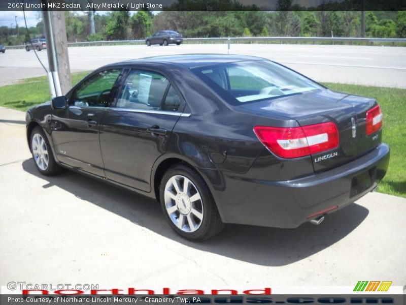 Alloy Metallic / Light Stone 2007 Lincoln MKZ Sedan