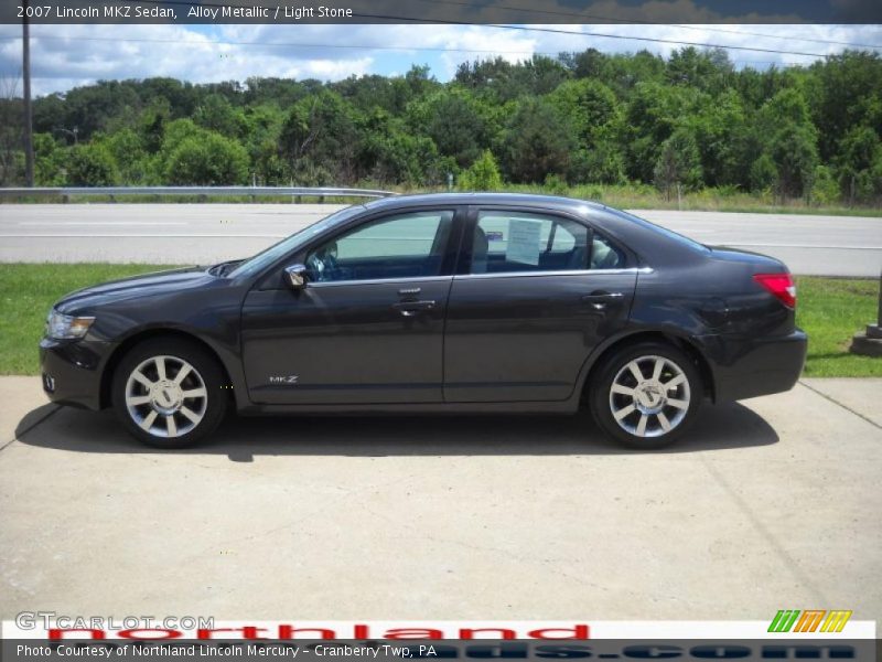 Alloy Metallic / Light Stone 2007 Lincoln MKZ Sedan
