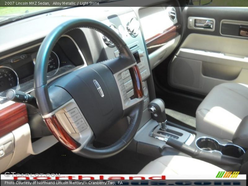 Alloy Metallic / Light Stone 2007 Lincoln MKZ Sedan