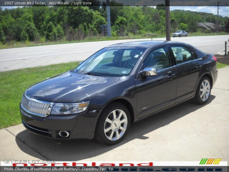Alloy Metallic / Light Stone 2007 Lincoln MKZ Sedan