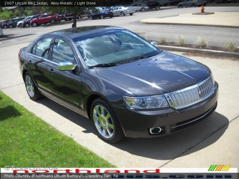 Alloy Metallic / Light Stone 2007 Lincoln MKZ Sedan