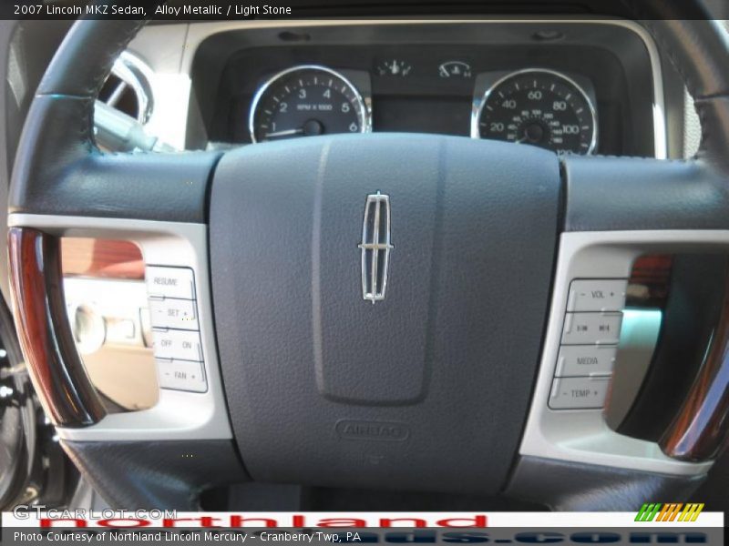 Alloy Metallic / Light Stone 2007 Lincoln MKZ Sedan