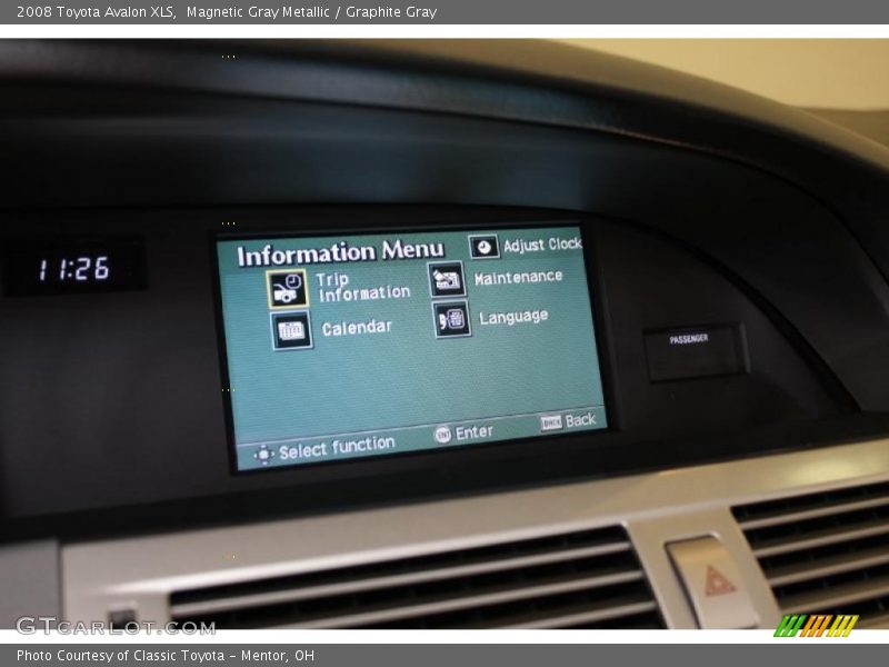 Magnetic Gray Metallic / Graphite Gray 2008 Toyota Avalon XLS