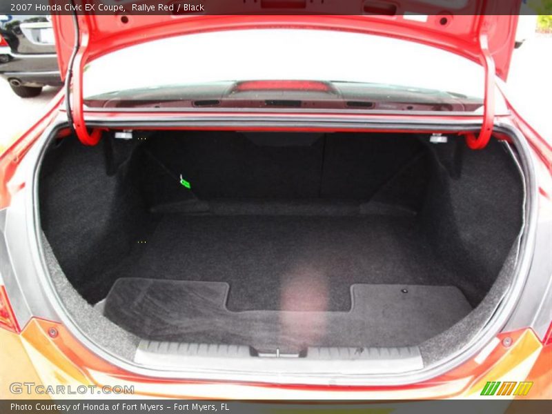 Rallye Red / Black 2007 Honda Civic EX Coupe