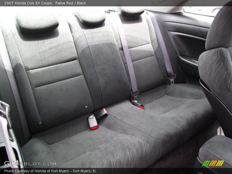 Rallye Red / Black 2007 Honda Civic EX Coupe