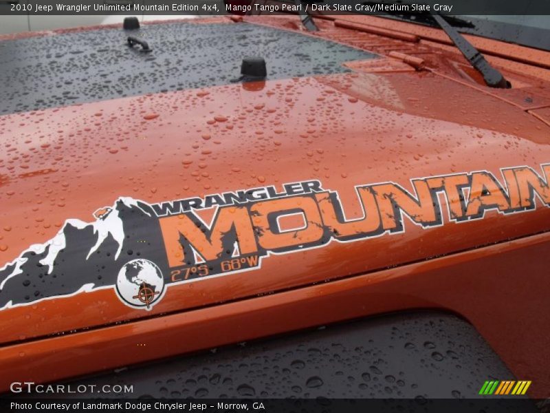Mango Tango Pearl / Dark Slate Gray/Medium Slate Gray 2010 Jeep Wrangler Unlimited Mountain Edition 4x4