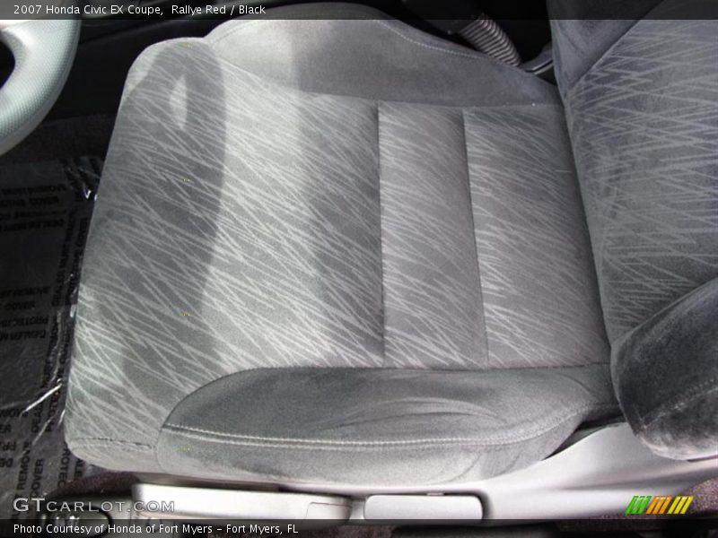 Rallye Red / Black 2007 Honda Civic EX Coupe